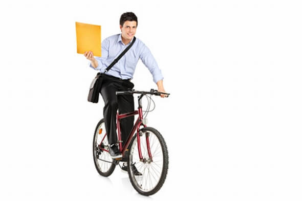 Operating a bicycle courier business